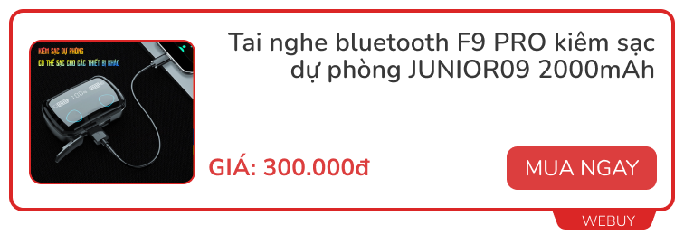 Tai nghe bluetooth kiêm sạc dự phòng cho điện thoại: Giá từ 350.000đ, dung lượng pin lên đến 10.000mAh - Ảnh 5.