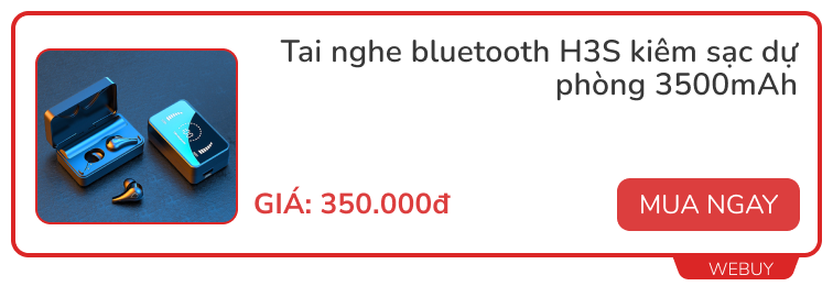Tai nghe bluetooth kiêm sạc dự phòng cho điện thoại: Giá từ 350.000đ, dung lượng pin lên đến 10.000mAh - Ảnh 6.