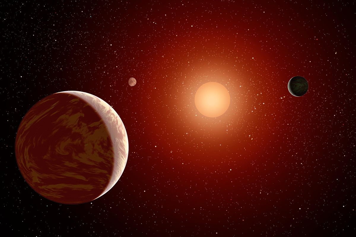 Điều gì sẽ xảy ra nếu một ngôi sao lùn đỏ như Gliese 581 di chuyển đến Hệ Mặt Trời? - Ảnh 3.