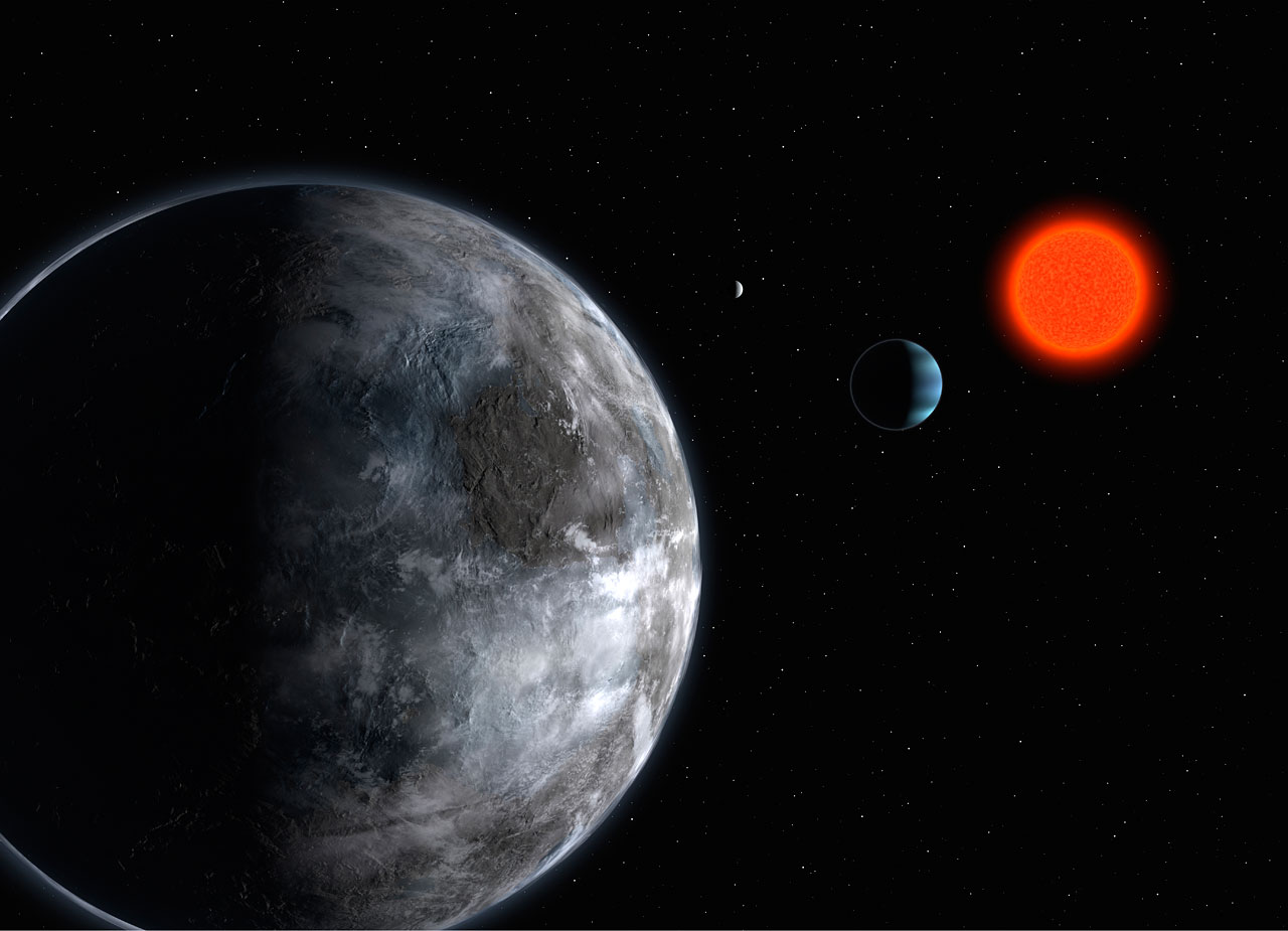 Điều gì sẽ xảy ra nếu một ngôi sao lùn đỏ như Gliese 581 di chuyển đến Hệ Mặt Trời? - Ảnh 2.