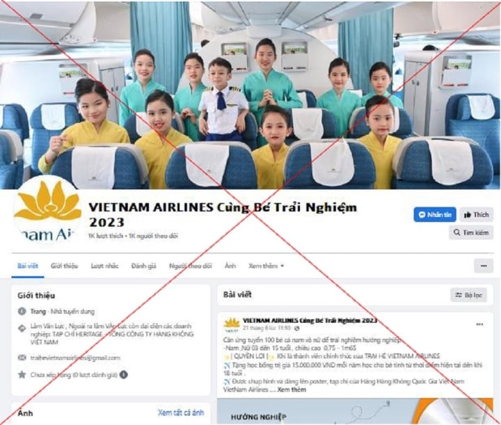 Xuất hiện nhiều trại hè hướng nghiệp hàng không giả mạo, Vietnam Airlines lên tiếng - Ảnh 1.