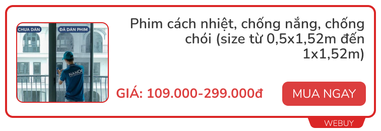 Loạt sản phẩm chống nóng, cách nhiệt hiệu quả cho nhà ở mà không cần điện, giá chỉ từ 25.000đ - Ảnh 4.