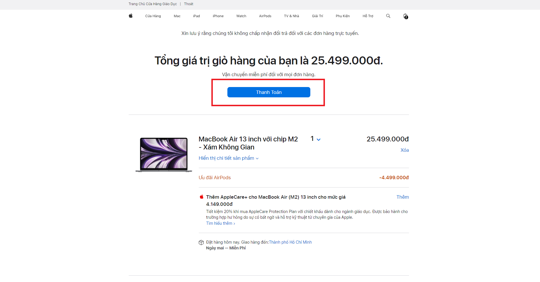 Hướng dẫn mua sản phẩm tại Apple Store Việt Nam với giá ưu đãi theo chương trình hỗ trợ giáo dục của Apple - Ảnh 9.