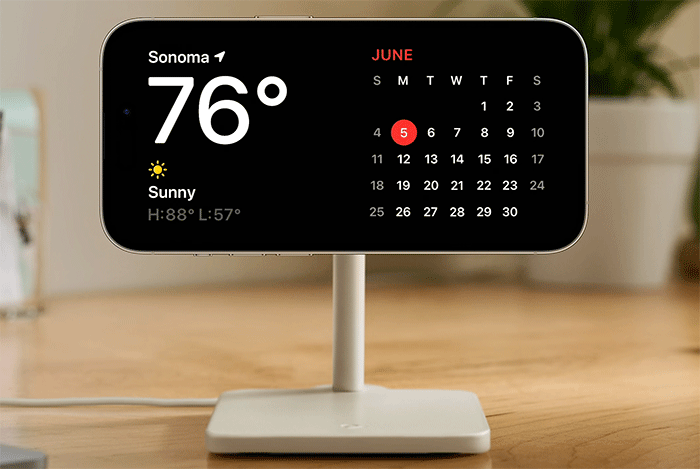 iOS 17 có màn hình chờ mới rất hay nhưng phải thêm phụ kiện này mới đẹp sang được như quảng cáo - Ảnh 2.