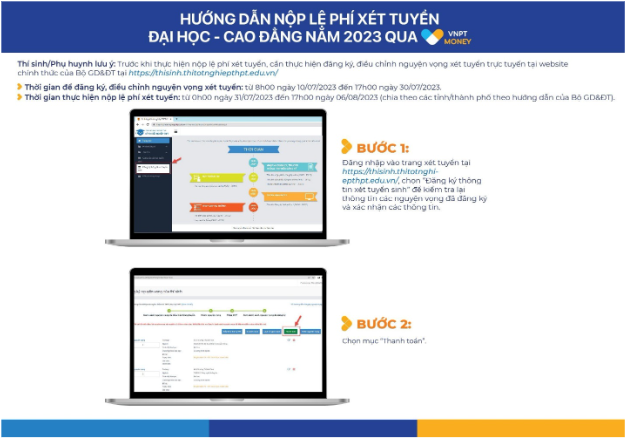 Lớn tiếng đóng học phí ngay tức khắc bằng cách quét mã VietQR với VNPT Money