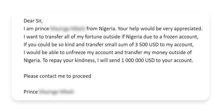 Nếu nhận được email từ &quot;Hoàng tử Nigeria&quot;, bạn sẽ đổi đời: - Ảnh 1.