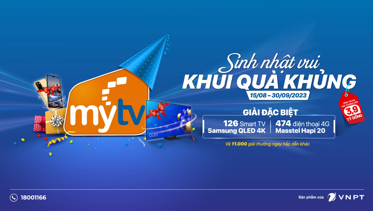 “Sinh nhật vui - Khui quà khủng”, truyền hình MyTV tri ân khách hàng - Ảnh 1.