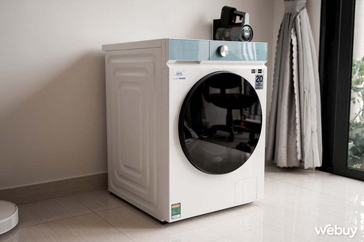 Máy giặt sấy thông minh Samsung Bespoke AI: Tự động đề xuất chế độ, phân tích độ bẩn và nhiều thứ khác - Ảnh 2.