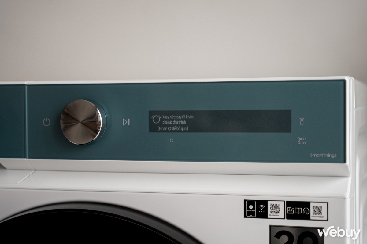 Máy giặt sấy thông minh Samsung Bespoke AI: Tự động đề xuất chế độ, phân tích độ bẩn và nhiều thứ khác - Ảnh 3.