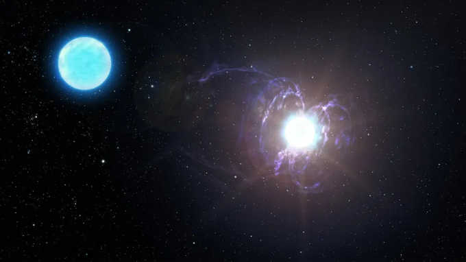 Phát hiện ngôi sao có từ tính mạnh nhất trong vũ trụ, hơn Mặt trời 43.000 lần - Ảnh 1.