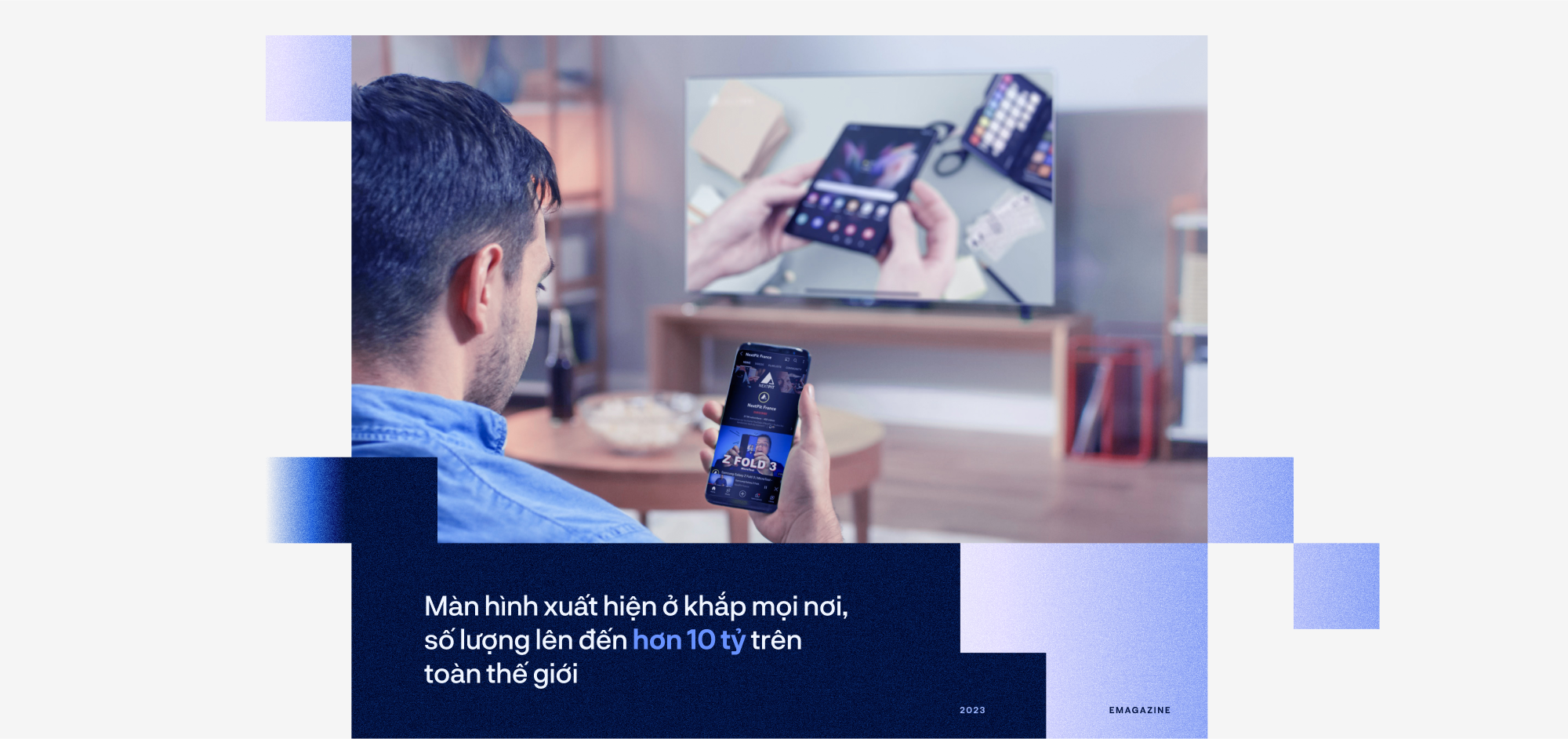 TV Samsung khẳng định tầm nhìn công nghệ hiển thị tương lai - Ảnh 1.