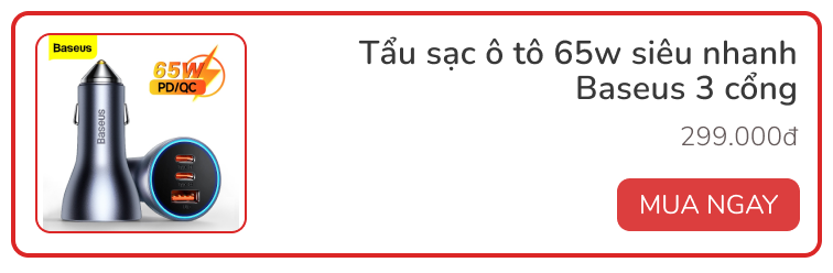 Top 3 đồ dùng không thể thiếu trên ô tô đang có giá tốt, ai cũng cần mua sẵn - Ảnh 1.