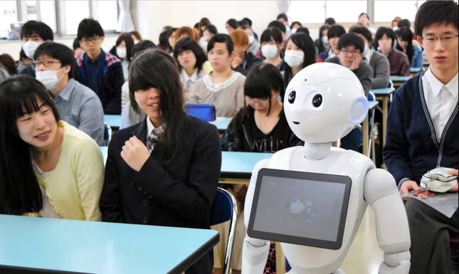Nhật Bản sử dụng robot để giảm tình trạng trốn học - Ảnh 1.