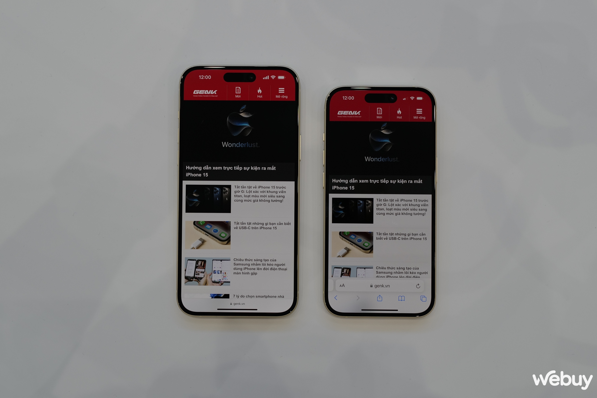 Vẻ đẹp thực tế của iPhone 15 và iPhone 15 Plus: Trải nghiệm Dynamic Island tuyệt đỉnh với 5 màu sắc mới