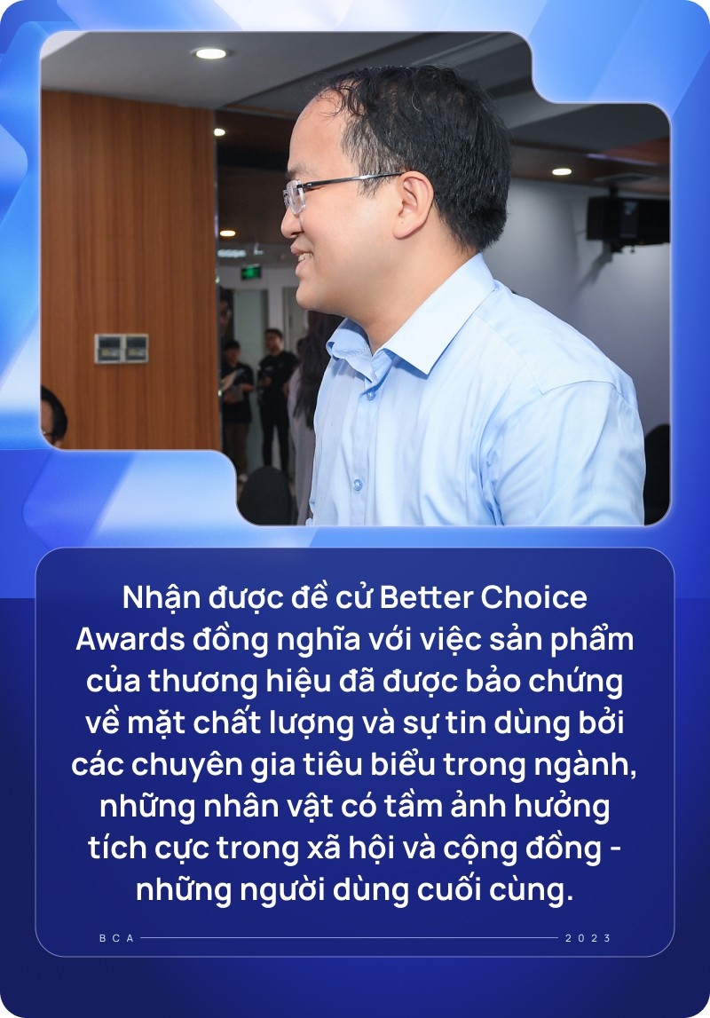 Giám đốc NIC: “Nhận đề cử Better Choice Awards đồng nghĩa với bảo chứng về chất lượng và tin dùng từ chuyên gia, người có tầm ảnh hưởng và người dùng” - Ảnh 3.