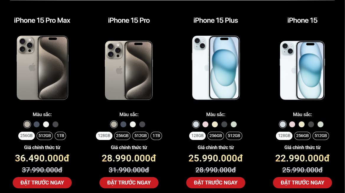 iPhone 15 series chính thức mở đặt trước, các hệ thống bán lẻ tại Việt Nam lại lao vào 'cuộc chiến giá rẻ' - Ảnh 4.