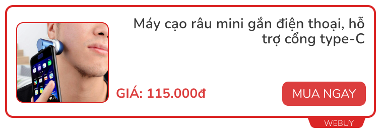 5 kiểu máy cạo râu độc lạ, có loại gắn được cả trên iPhone 15 series, giá từ 109.000đ - Ảnh 10.