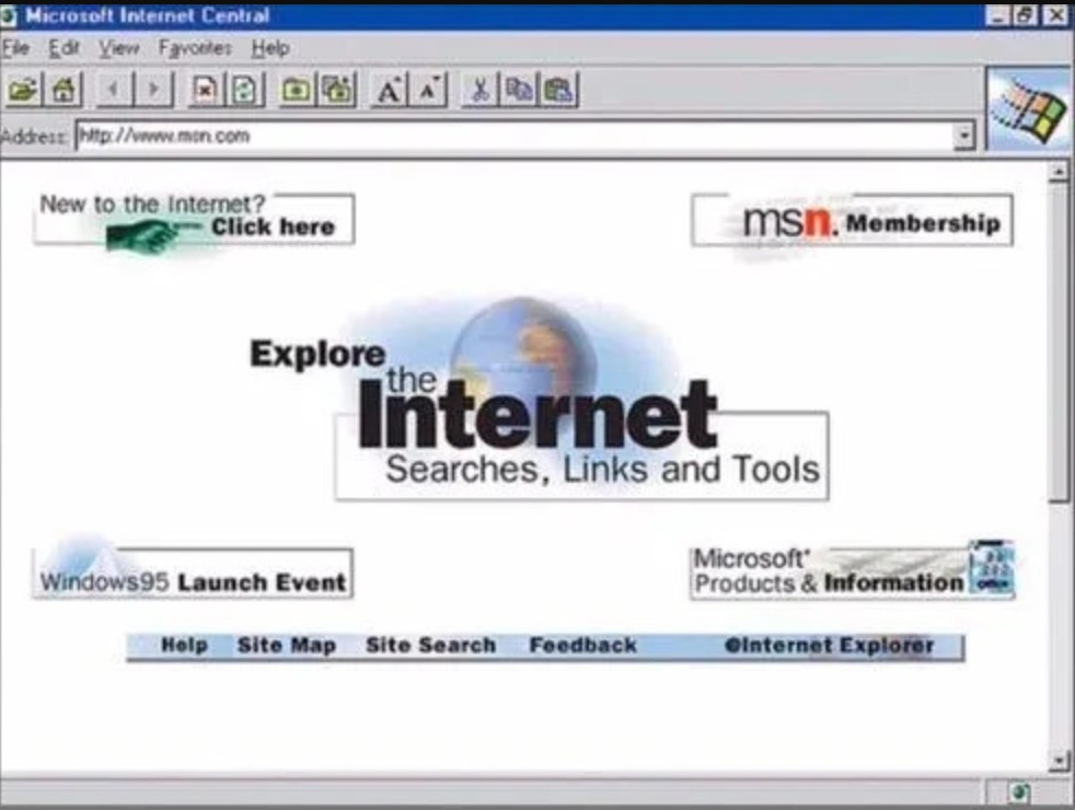 Windows 95 giúp người dùng kết nối với mạng Internet dễ dàng hơn.jpg