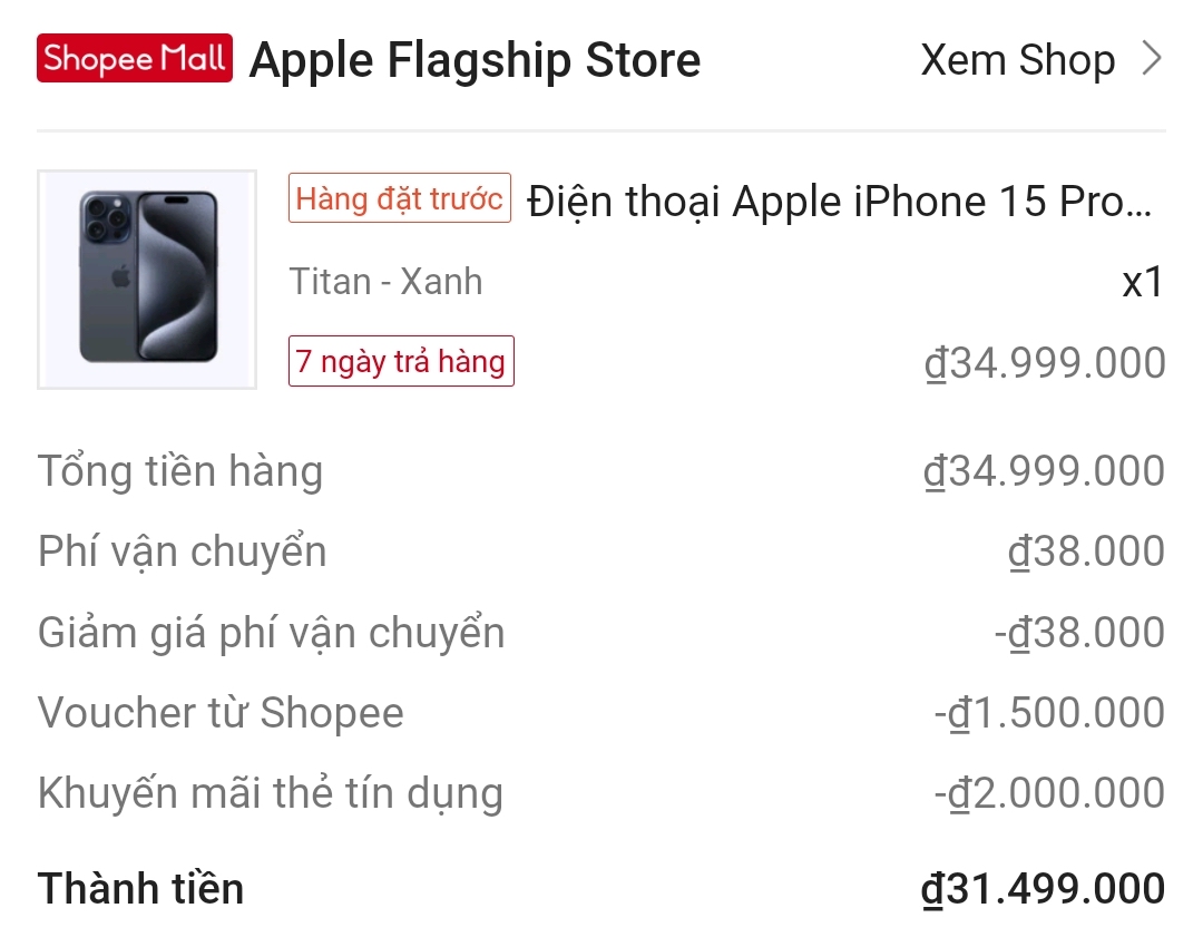 Đây là mức giá rẻ nhất của iPhone 15 Pro Max tại Việt Nam - Ảnh 3.