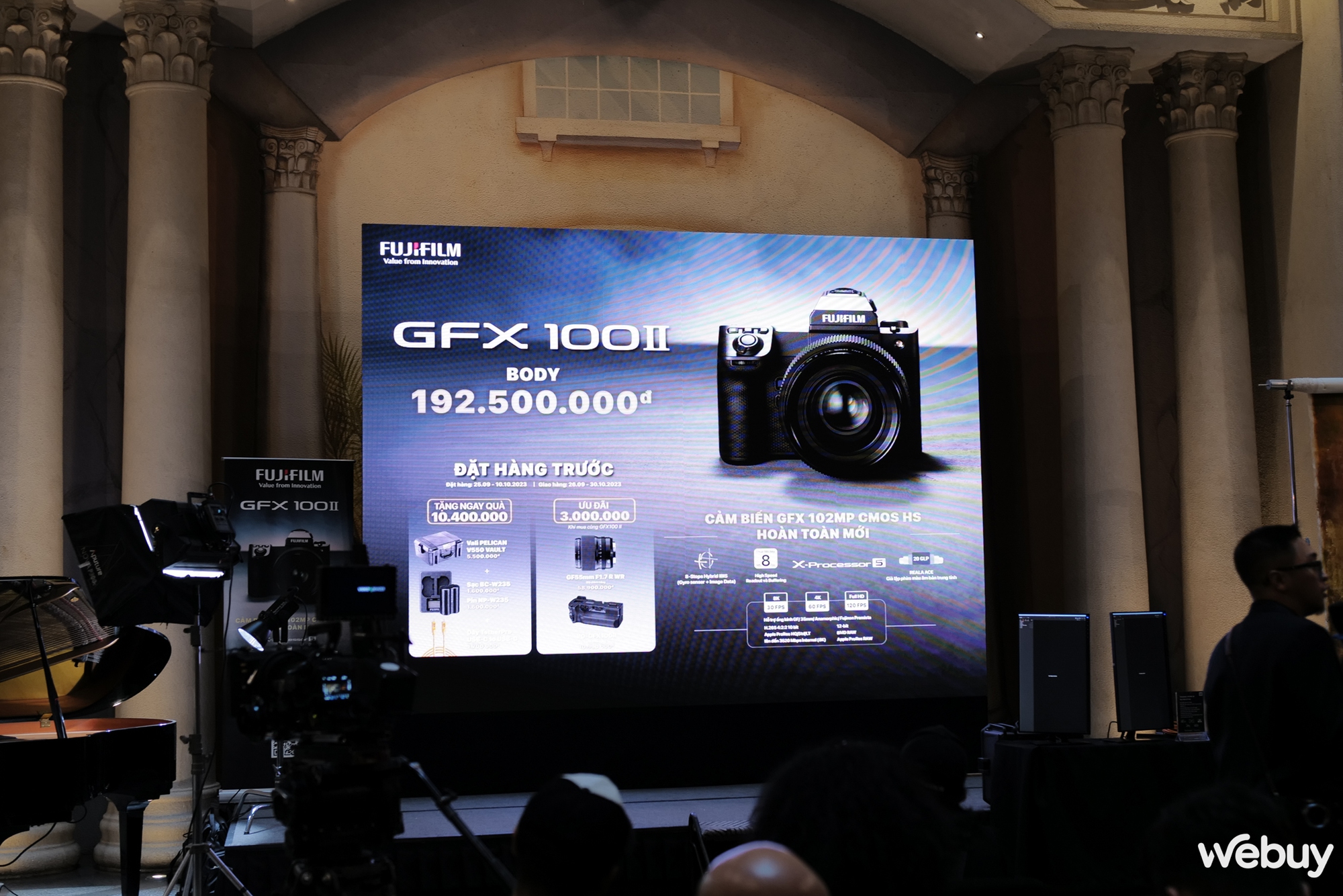 Trên tay máy ảnh Fujifilm GFX100 II: Cảm biến Medium Format 102MP, nâng cấp mạnh khả năng lấy nét - Ảnh 17.