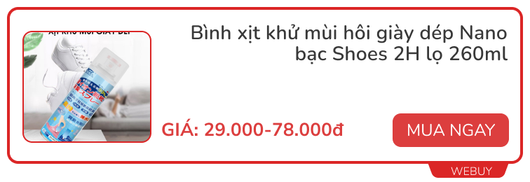 Bảo quản giày mùa mưa luôn sạch, mới, không bị hôi với loạt phụ kiện giá chỉ từ 29.000đ - Ảnh 5.