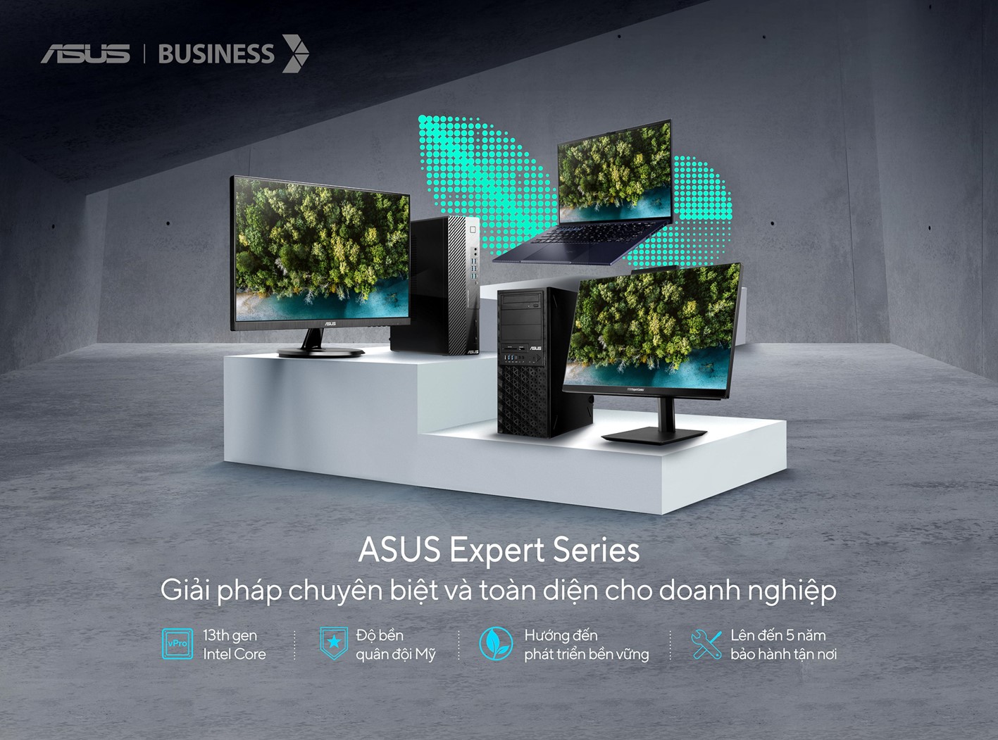 ASUS giới thiệu laptop OLED 14 inch siêu nhẹ cùng loạt máy tính Expert Series - khi doanh nhân hướng tới cuộc sống xanh - Ảnh 2.