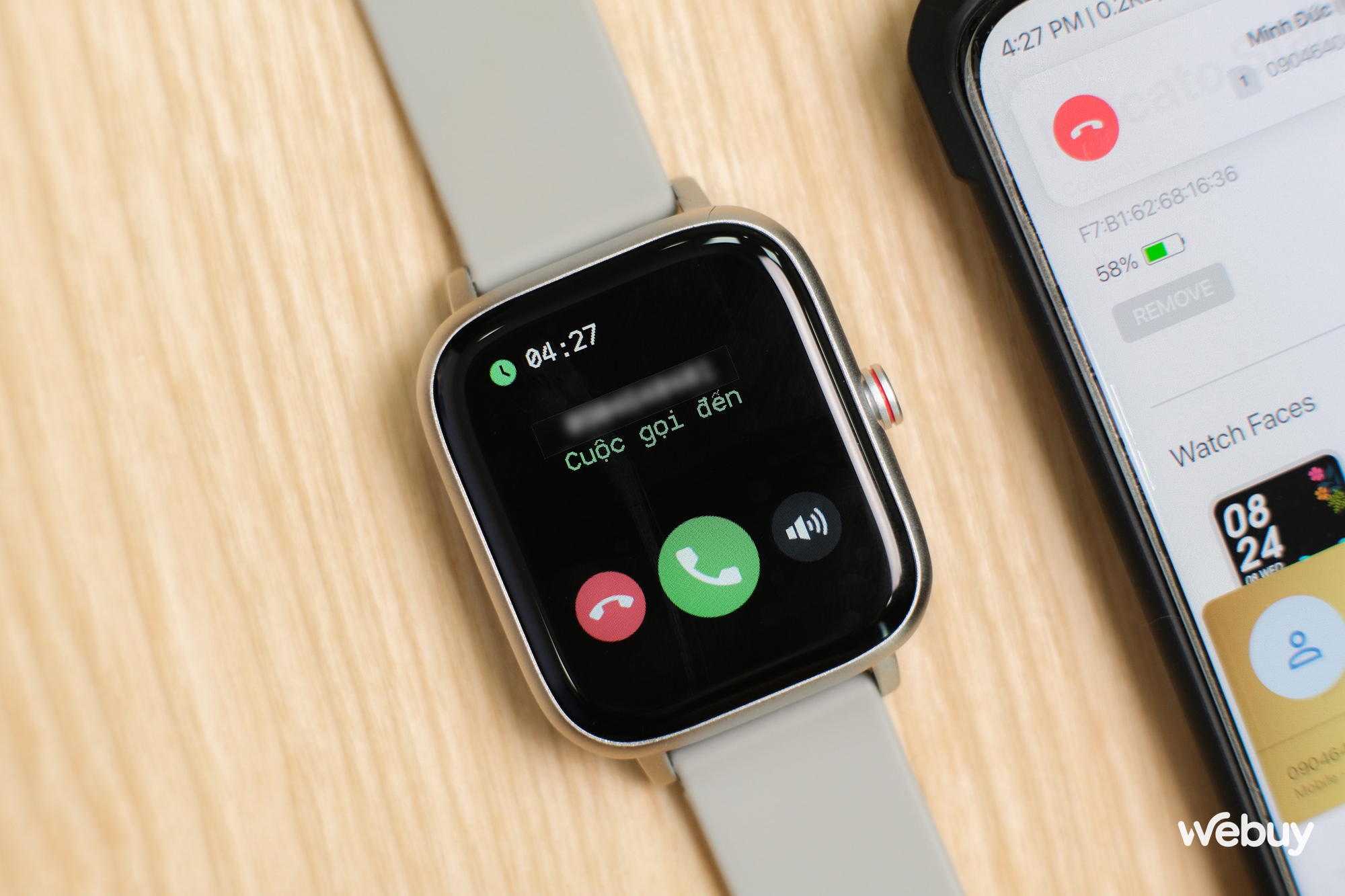 Smartwatch chính hãng giá 490.000 đồng: Thiết kế giống Apple Watch, khung viền nhôm, có loa/mic thoại, pin 7 ngày - Ảnh 10.