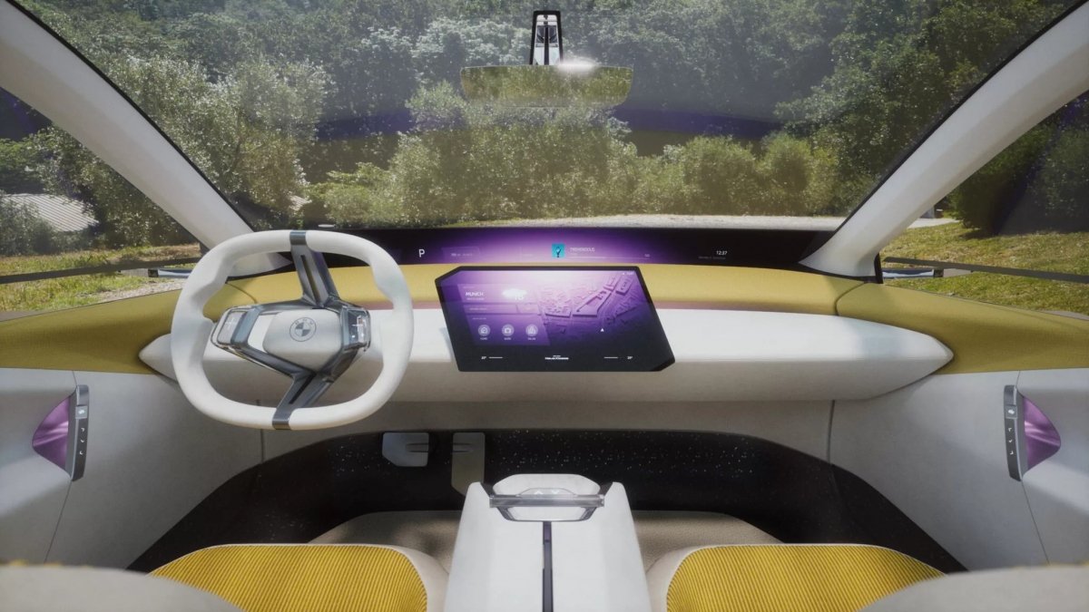 Các mẫu BMW EV trong tương lai sẽ có cabin trống trơn nhờ hệ thống iDrive mới - Ảnh 3.