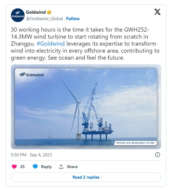 By installing giant offshore wind turbines in just 30 hours, China surprised the world with its unique construction strategy - Photo 2.