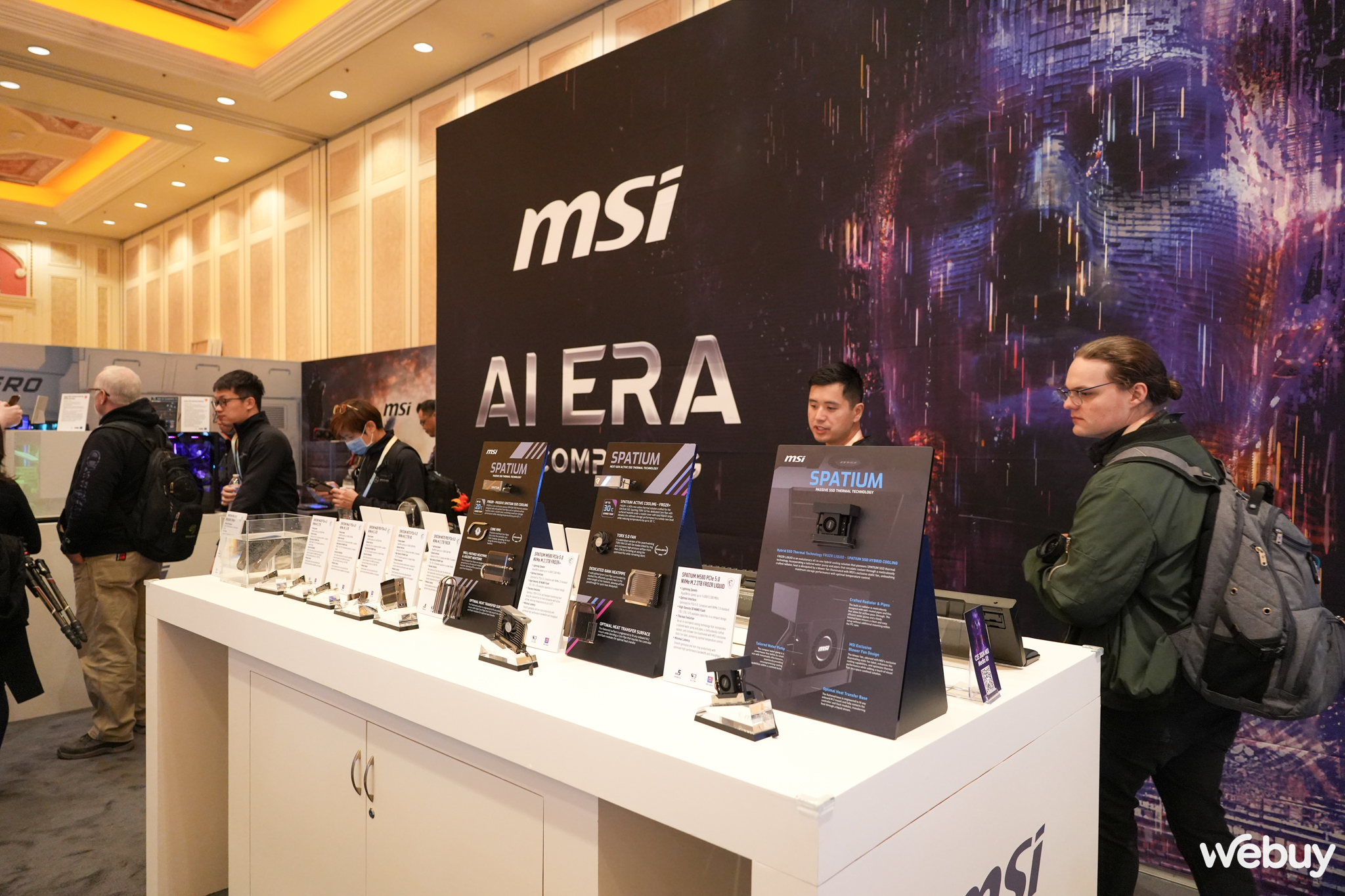 Dạo quanh gian hàng MSI tại CES 2024, phát hiện dòng sản phẩm thu hút không kém cạnh máy chơi game PC cầm tay MSI Claw- Ảnh 12.