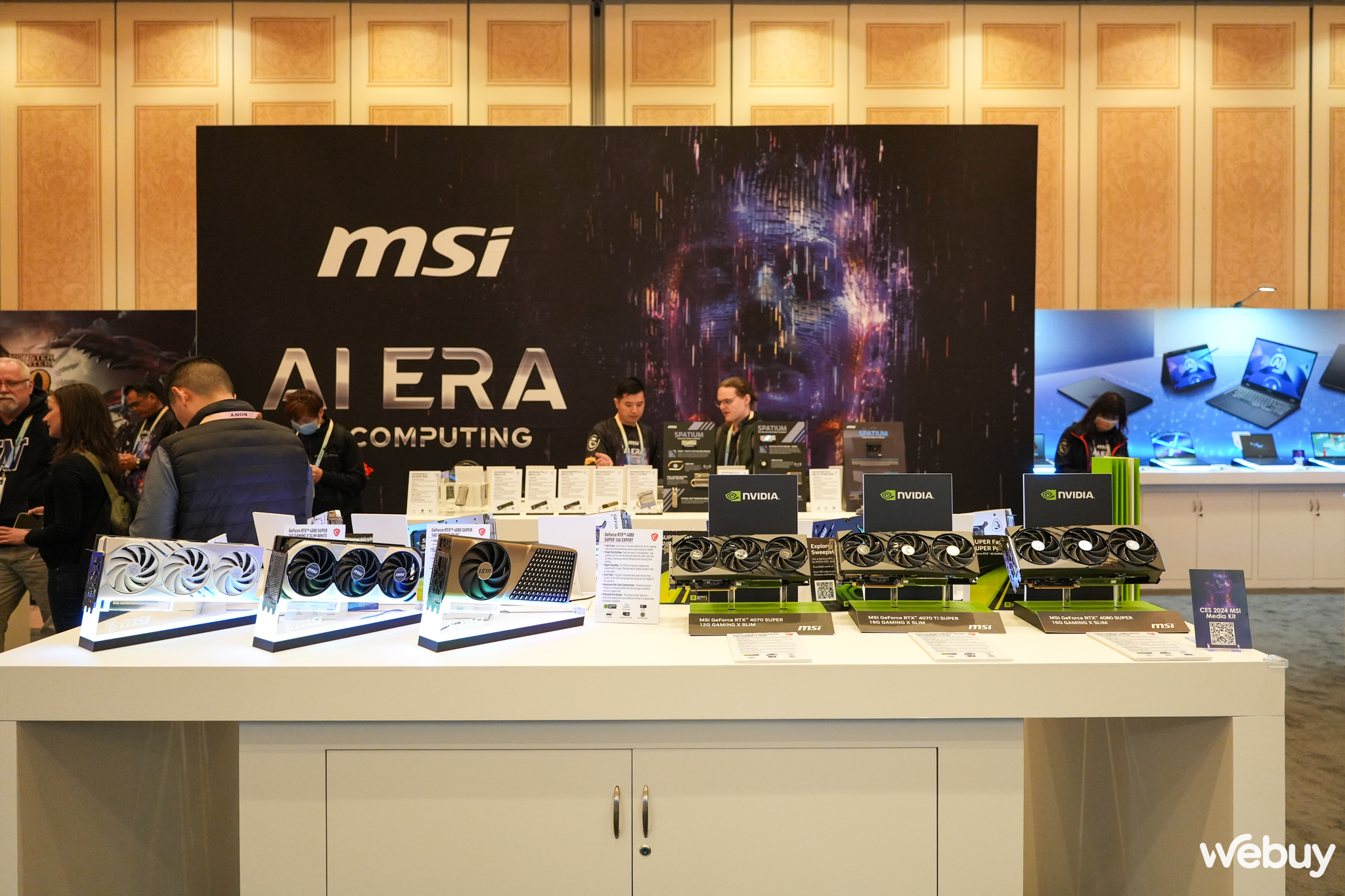 Dạo quanh gian hàng MSI tại CES 2024, phát hiện dòng sản phẩm thu hút không kém cạnh máy chơi game PC cầm tay MSI Claw- Ảnh 11.