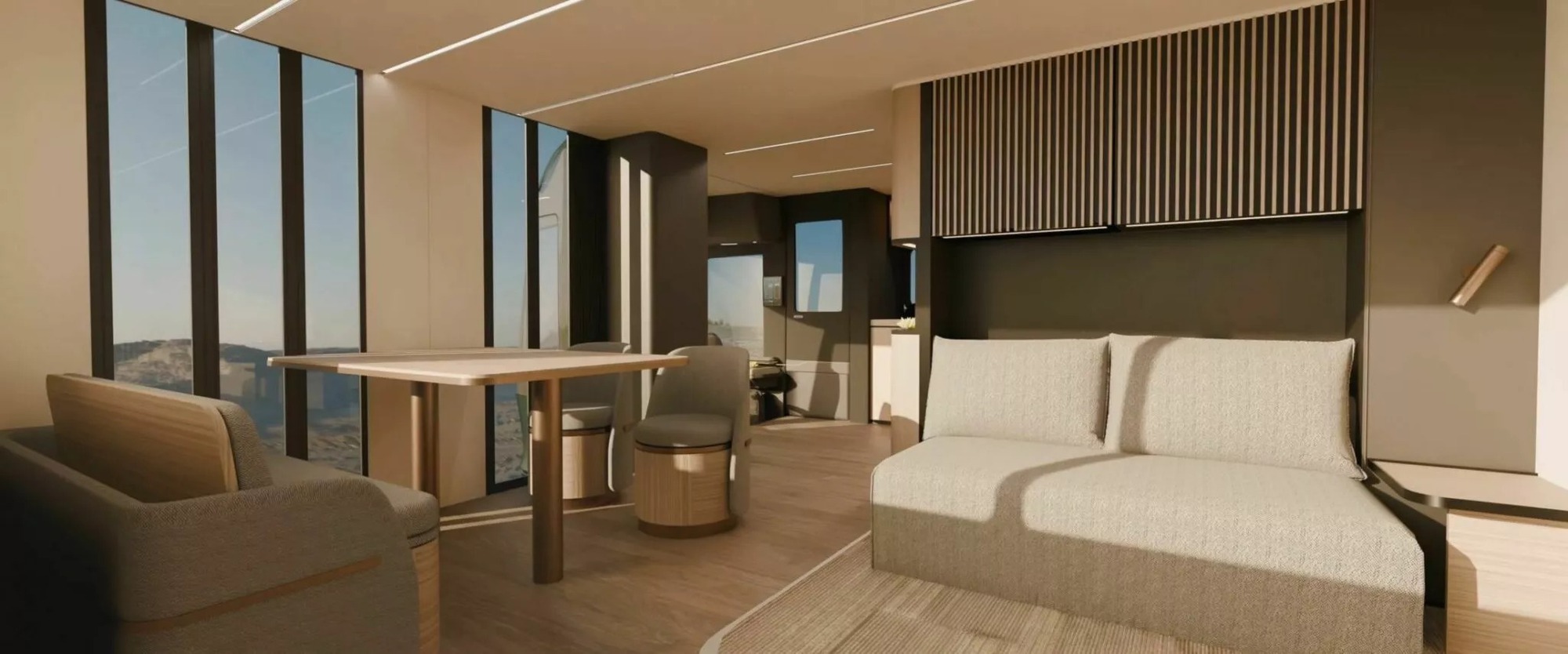 Hãng Ý thiết kế xe cho VinFast hé lộ xe mới có nội thất như chung cư: Đủ các phòng cơ bản với phong cách sang xịn- Ảnh 13.