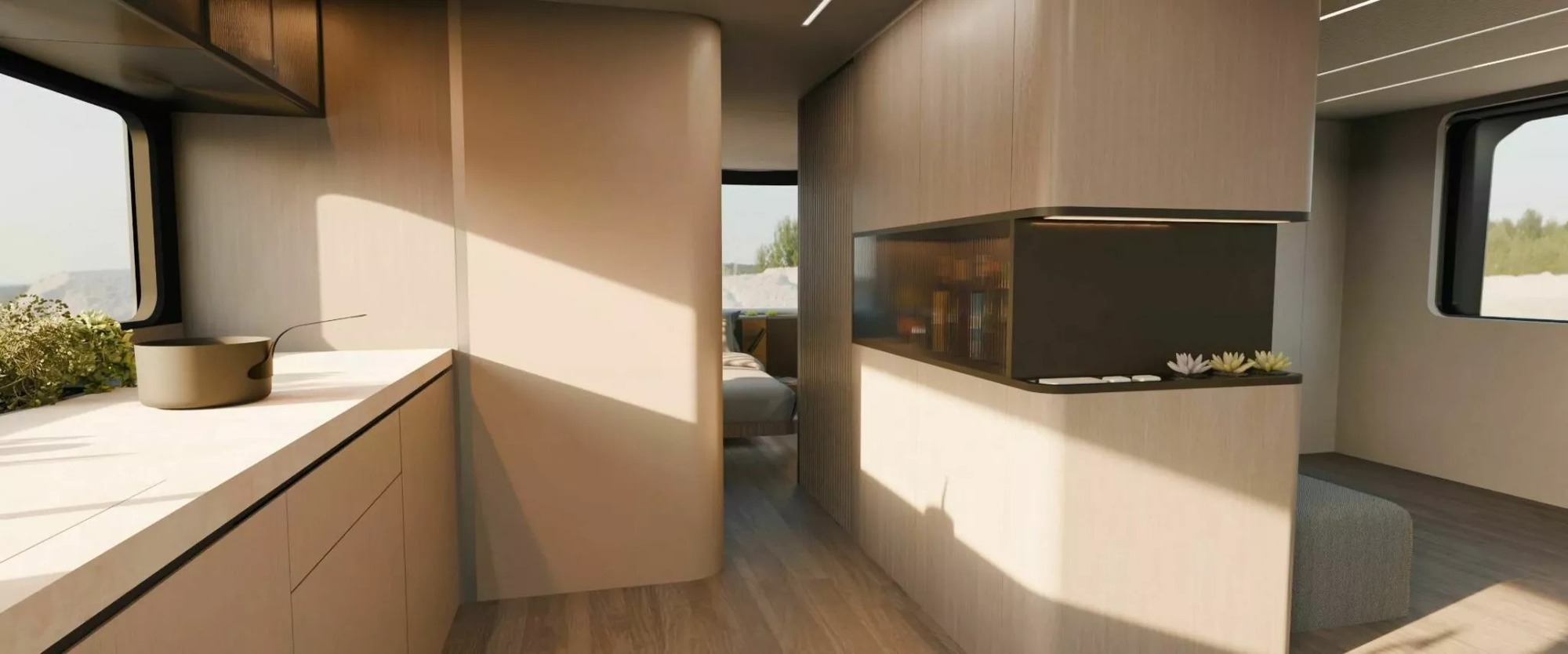 Hãng Ý thiết kế xe cho VinFast hé lộ xe mới có nội thất như chung cư: Đủ các phòng cơ bản với phong cách sang xịn- Ảnh 9.