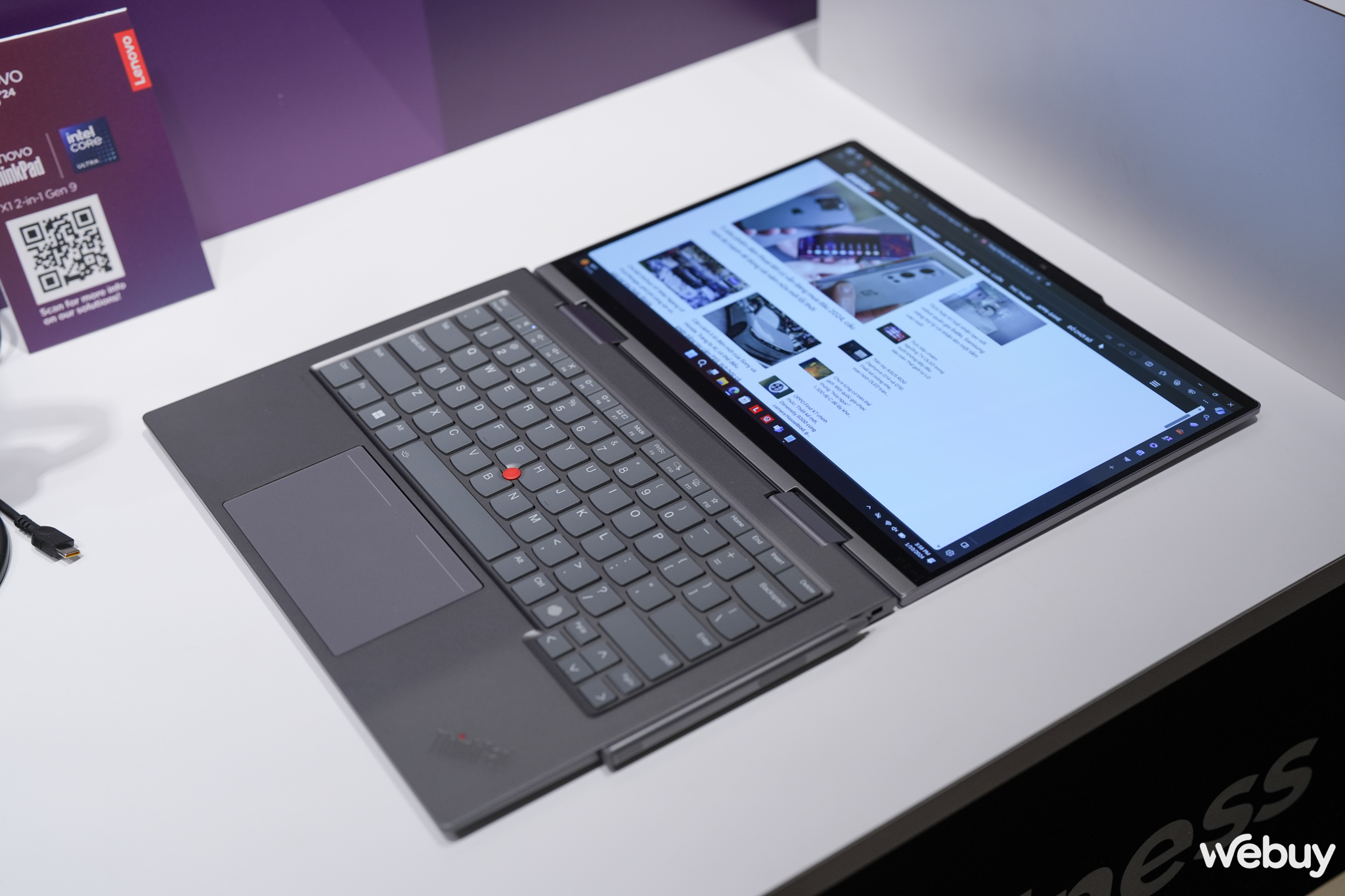 Soi cận cảnh ThinkPad Carbon X1 Gen 12 và ThinkPad X1 2-in-1 Gen 9: Bước tiến đột phá của Lenovo tại CES 2024- Ảnh 11.