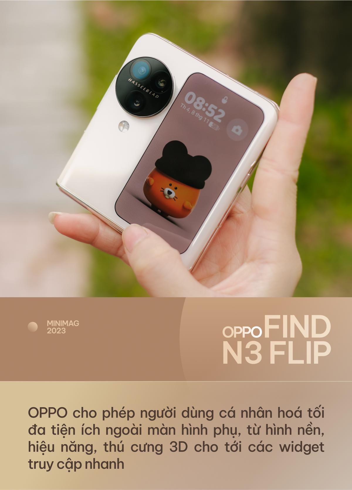Một ngày trải nghiệm màn hình phụ của OPPO Find N3 Flip: Chân ái smartphone gập là đây chứ đâu!- Ảnh 8.