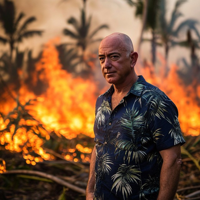 Nghi án Jeff Bezos 'quỵt' tiền từ thiện: Cam kết quyên góp 100 triệu USD cho vụ cháy rừng Hawaii nhưng không thấy đâu, né tránh giải trình- Ảnh 1.