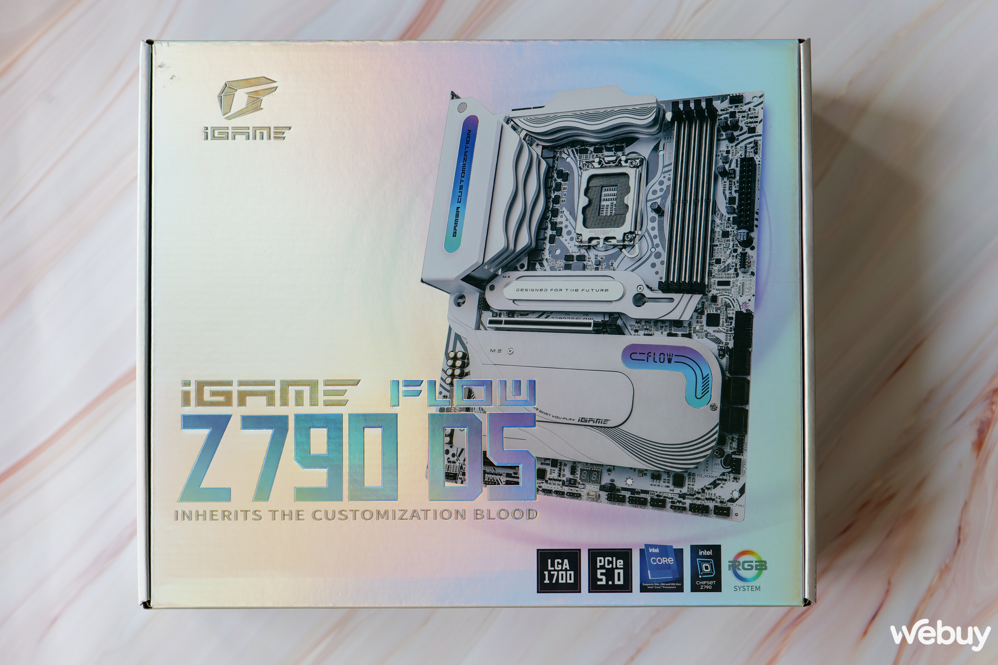 Trên tay Colorful iGame Z790D5 FLOW: mainboard màu trắng cho các cấu hình Intel cao cấp- Ảnh 1.