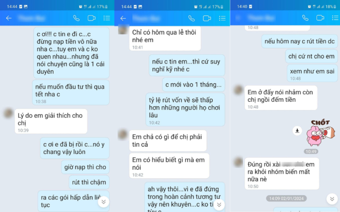 Hé lộ đoạn chat nạn nhân của app Easy Tour mắng người vì nhận được lời khuyên ngừng đầu tư: "Em ở đấy nói nhảm còn chị ngồi đếm tiền"- Ảnh 3.