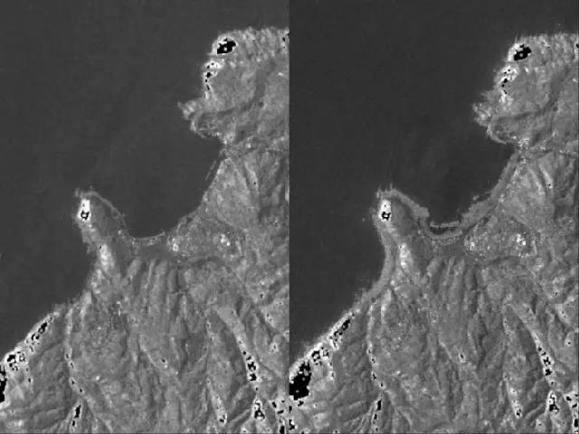 Bờ biển Nhật Bản "biến dạng" 250 mét sau động đất: Ảnh vệ tinh chỉ rõ- Ảnh 2.