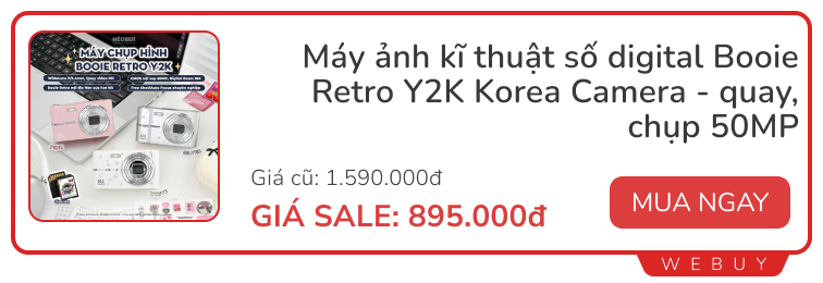 Loạt đồ hay đang sale: Tai nghe trong suốt, máy chiếu mini, máy ảnh vintage... mua làm quà 20/10 cũng hết nấc- Ảnh 6.