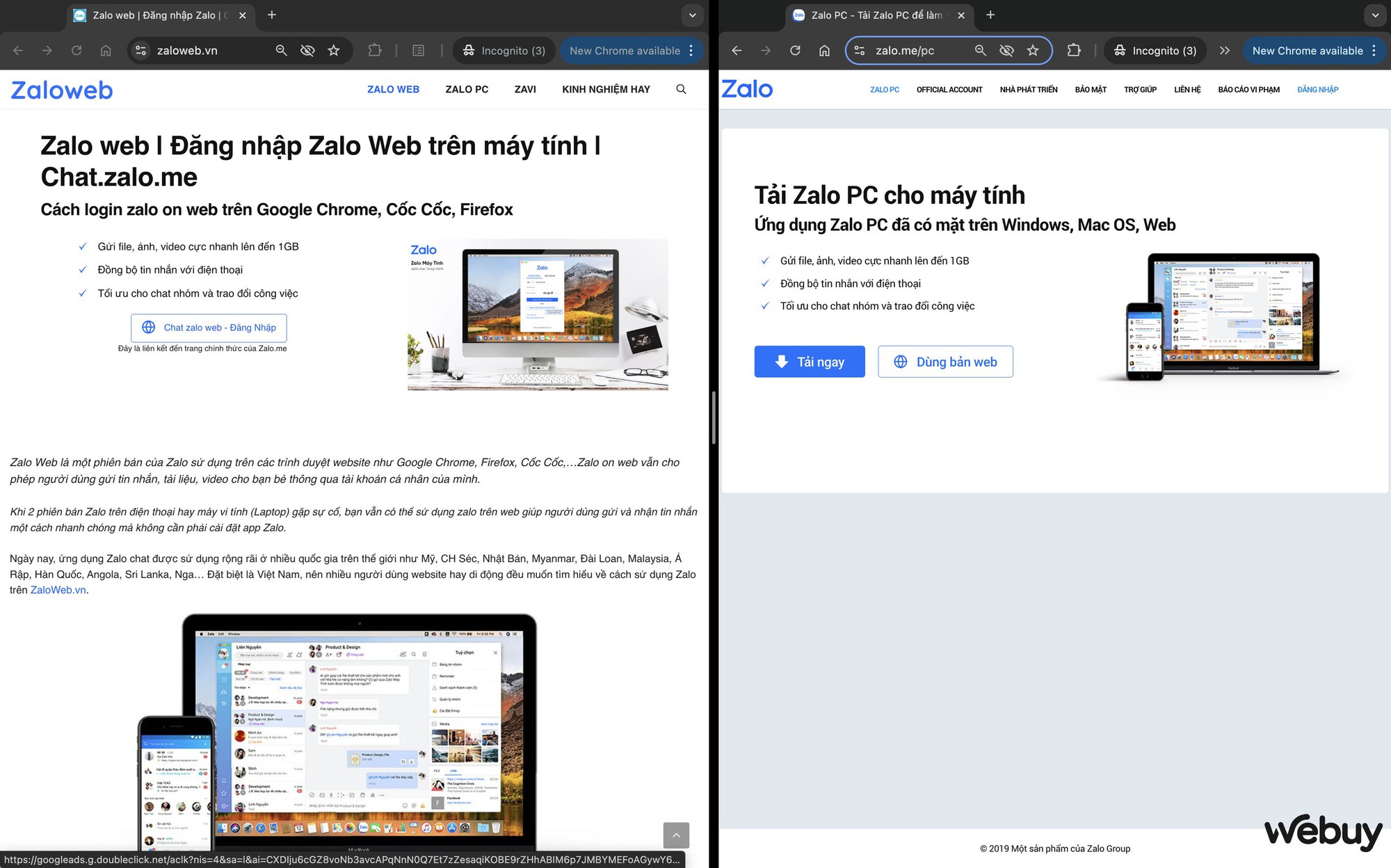 Bkav: Website giả mạo Zalo đang lừa đảo hàng triệu người dùng- Ảnh 2. Bkav: Website giả mạo Zalo đang lừa đảo hàng triệu người dùng- Ảnh 2.