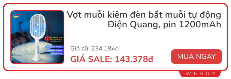 Quạt Dyson -47%, camera hành trình giảm nửa giá, combo phụ kiện 4 món 909.000đ và loạt đồ đang "Sale chiến siêu rẻ" đáng mua- Ảnh 5.