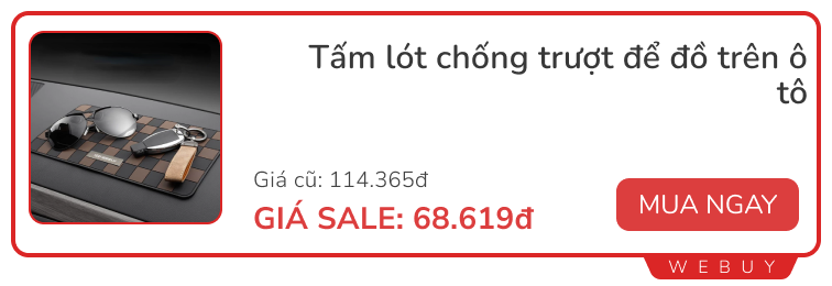 Check ngay 10 deal phụ kiện ô tô giảm tới 50%: Máy hút bụi, đế sạc cho đến búa thoát hiểm đa năng...- Ảnh 8.