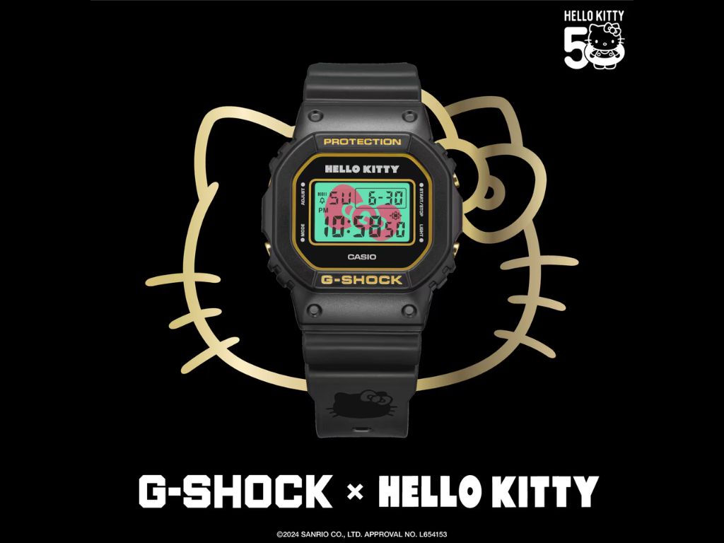 Casio hợp tác cùng Hello Kitty ra mắt G-SHOCK phiên bản giới hạn đặc biệt- Ảnh 1.