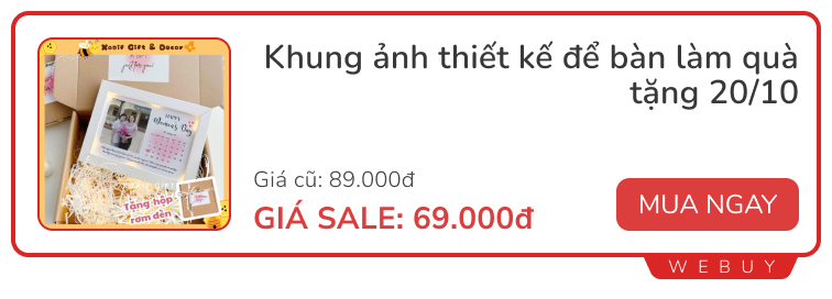 Vẫn còn deal sale kịp mua quà 20/10: Chỉ từ 45.000 đồng đã chọn được món đồ ý nghĩa- Ảnh 2.