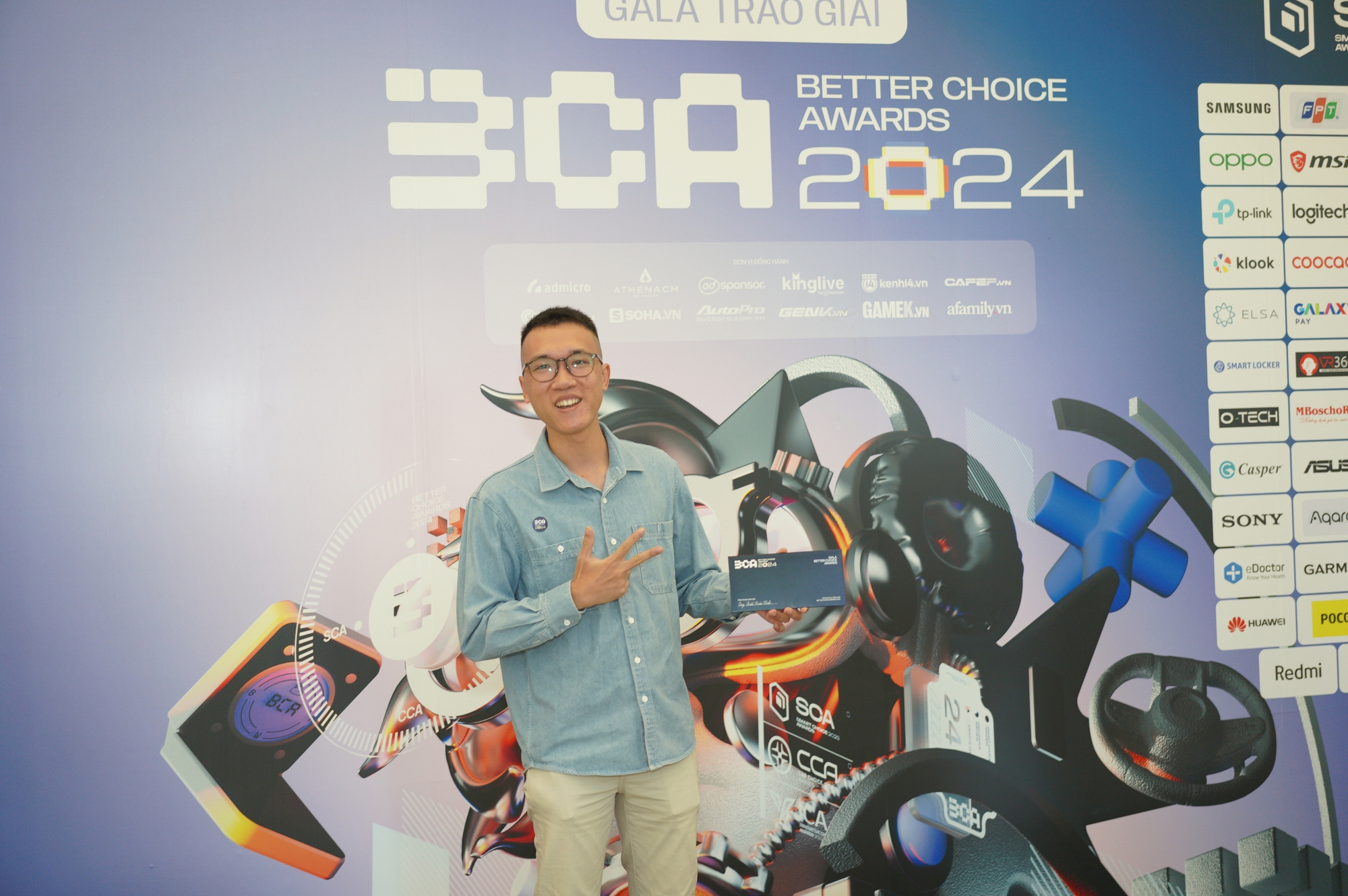 Có mặt trên thảm đỏ Better Choice Awards 2024, bộ ba tech reviewer Vinh Vật Vờ, Hải Triều và Duy Thẩm nói gì?- Ảnh 4.