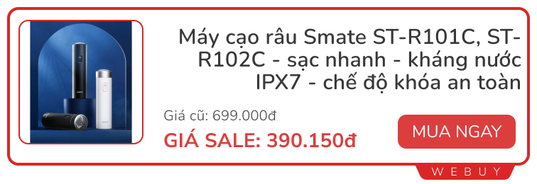 Săn sale cuối tháng: Combo chuột bàn phím 149.000đ, máy hút bụi 499.000đ, giày thể thao 319.000đ...- Ảnh 9.