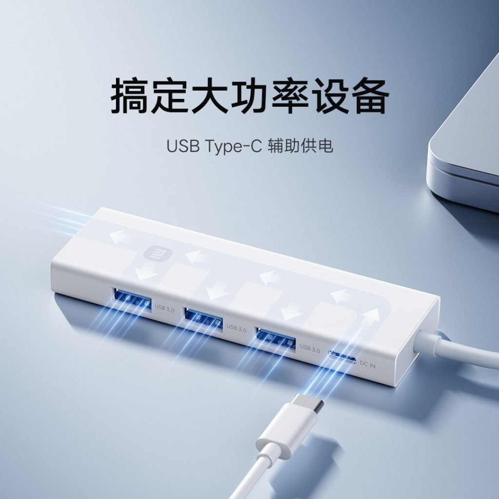 Xiaomi ra mắt hub USB 4-trong-1: Đầu cắm 