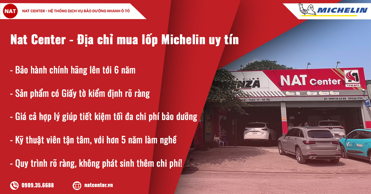 Lốp Michelin CX5 Mazda và giá lốp xe CX5 Michelin ở NAT Center- Ảnh 3.