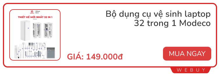 Bộ phụ kiện vệ sinh đồ công nghệ 20-in-1 giá 150.000đ xứng đáng có trên bàn làm việc bất kì ai- Ảnh 12.